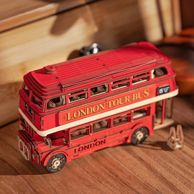 3D Wooden Puzzle of London Double-Decker