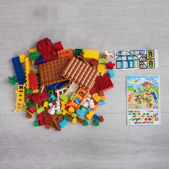 Junior Building Blocks Farm Set