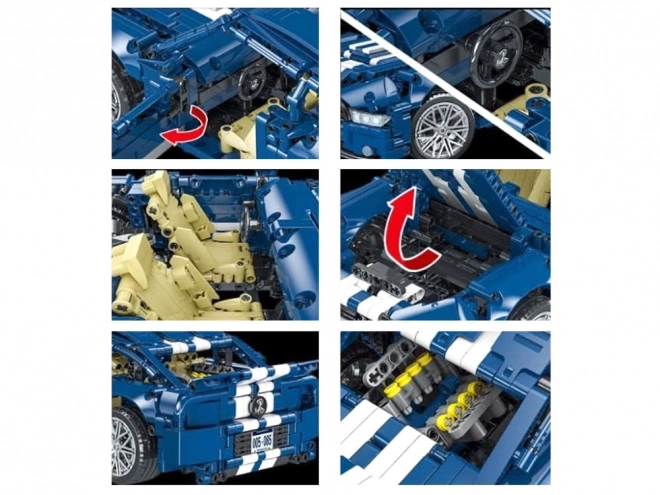 GT Racing Auto Building Blocks Set