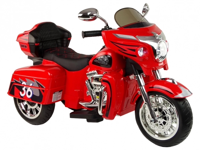 Battery-Powered Tricycle Goldwing Red