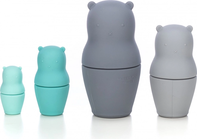 Silicone Stacking Bears Toy