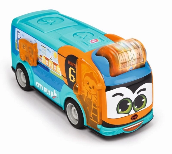 City Bus Toy with Rattle and Opening Doors
