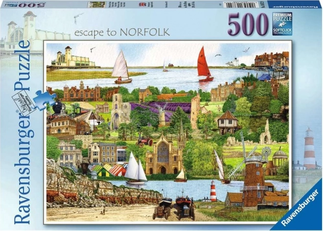 Ravensburger Puzzle Escape to Norfolk 500 Pieces