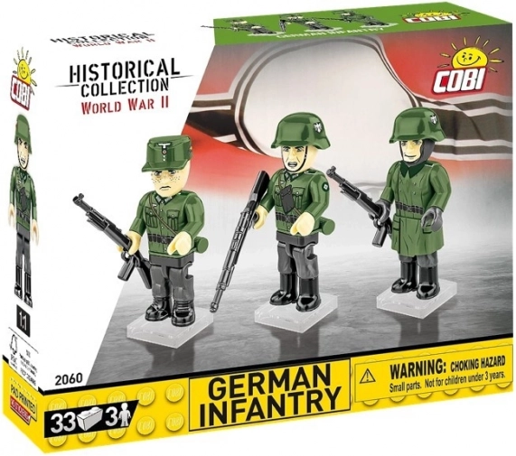 Kit de construction Infanterie allemande - Ensemble de 3 figurines
