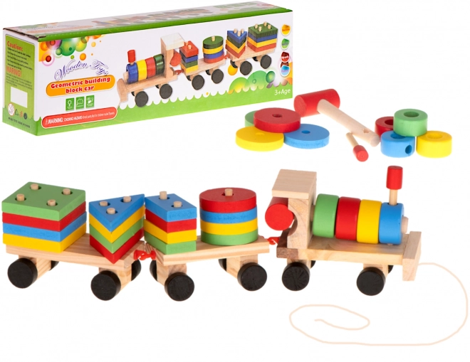 Wooden Train Puzzle and Sorter