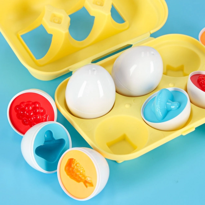 Educational Toy for Children Montessori - Shape and Color Recognition with Eggs