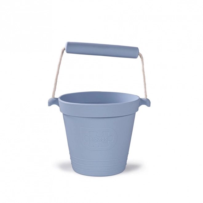 Bigjigs Toys Beach Bucket Light Grey