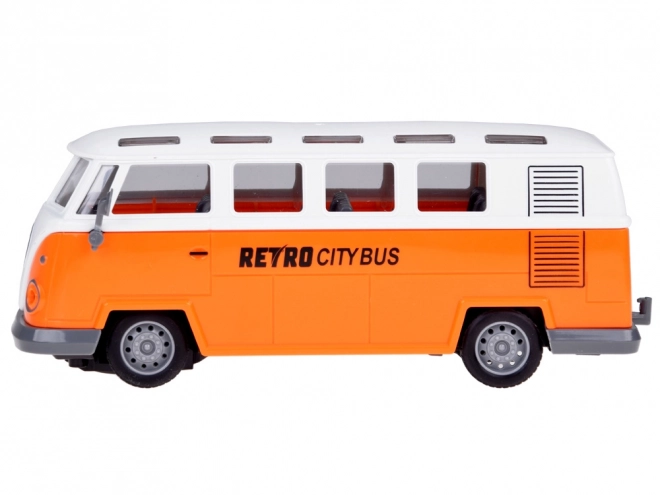 Illuminated Retro City Bus with Remote Control