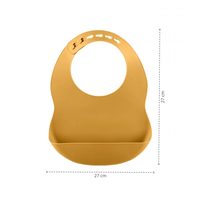 Silicone Bib Mustard Yellow