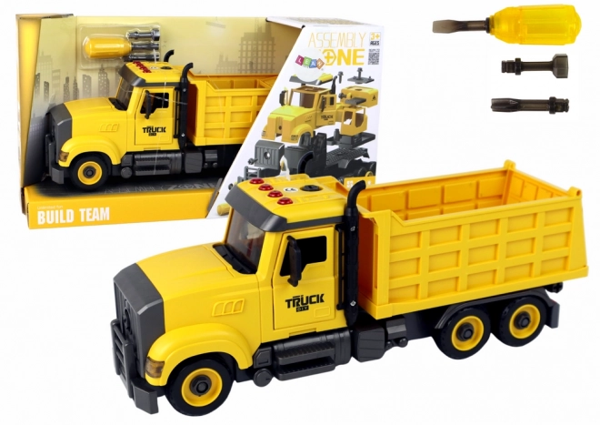 Yellow Interactive Construction Truck with Sounds