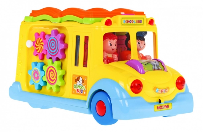 Colorful Interactive Bus Toy