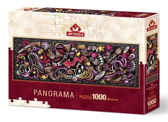 Art Puzzle Rhythm Elements Panoramic Puzzle 1000 Pieces