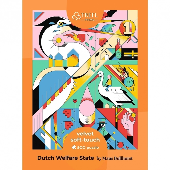 Trefl Velvet Soft Touch Puzzle: Welfare State in the Netherlands, 500 Pieces