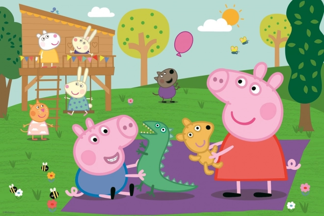 Peppa Pig Playtime with Brother 60 Piece XXL Puzzle