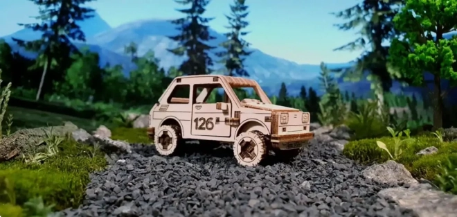 Holz 3D Puzzle Rallye-Wagen-Modell