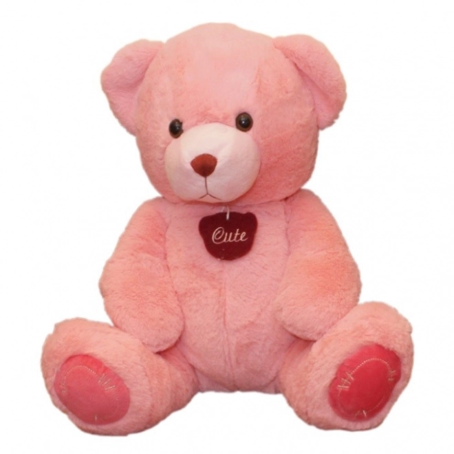 Sitting Plush Teddy Bear 40cm Pink