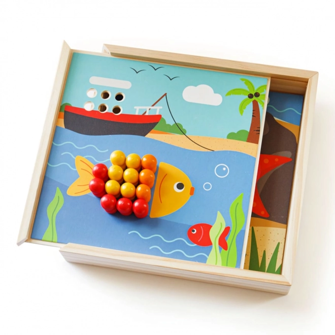 Wooden Mosaic Beach by Bigjigs Toys