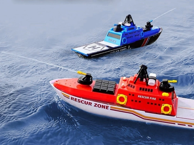 Remote Control Large Fire Rescue Boat