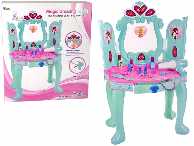 Mint Vanity Set with Lights and Sounds