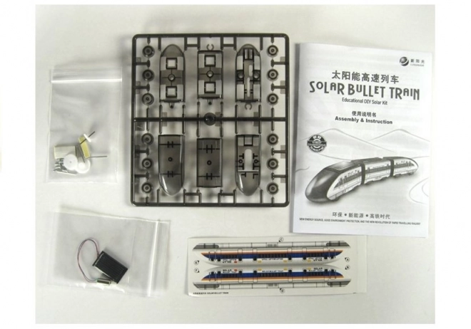 Solar Powered Bullet Train Toy