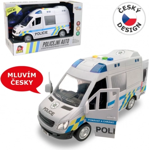 MaDe policijski kombi na inerciju s glasom posade, 21 cm