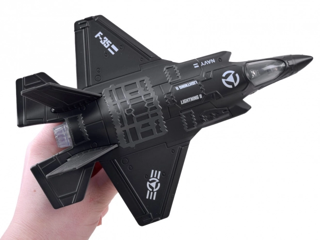 Metal Fighter Jet F-25 – Black