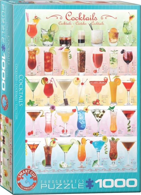 Eurographics Cocktail Puzzle 1000 Pieces