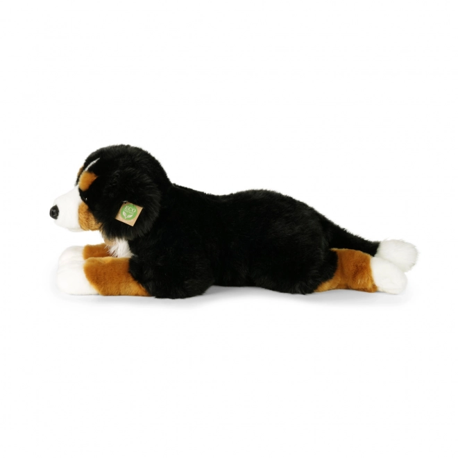 Large Plush Bernese Mountain Dog Lying 61 cm Eco-Friendly