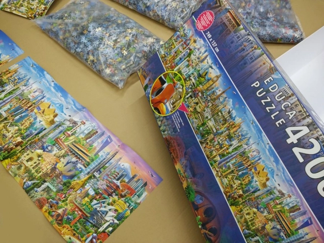 EDUCA Puzzle Around the World 42000 Pieces