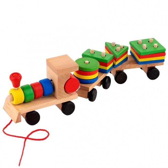 Wooden Train Puzzle and Sorter