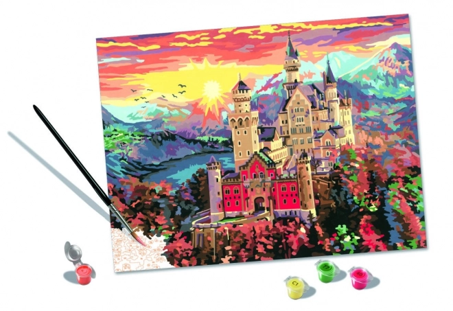 CreArt Fairytale Castle Paint By Numbers Kit