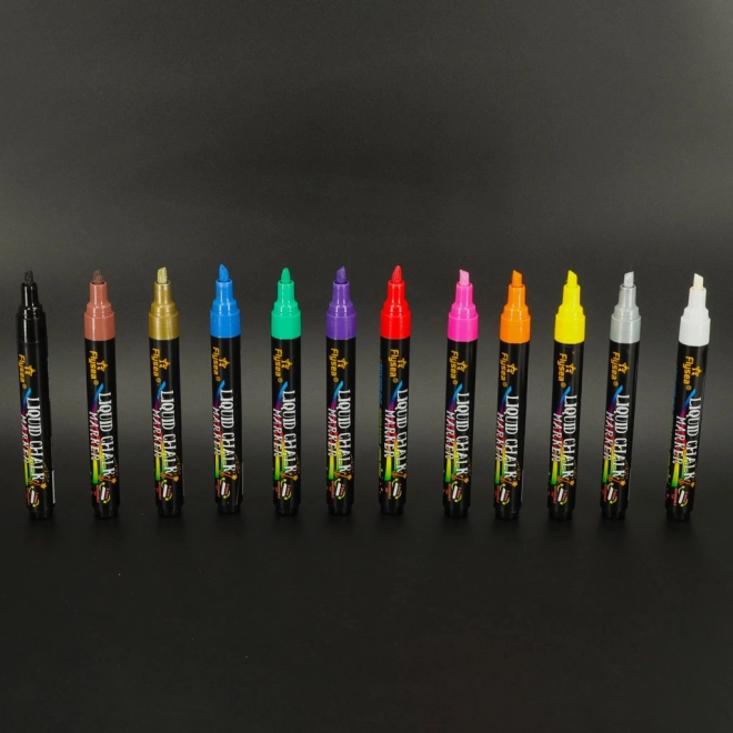 Chalk Markers for Windows and Boards 12 Pack