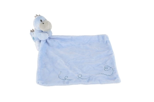 Cuddly Dinosaur Plush Blue Security Blanket