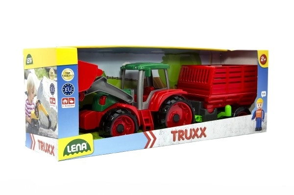 Truxx Tractor with Hay Trailer