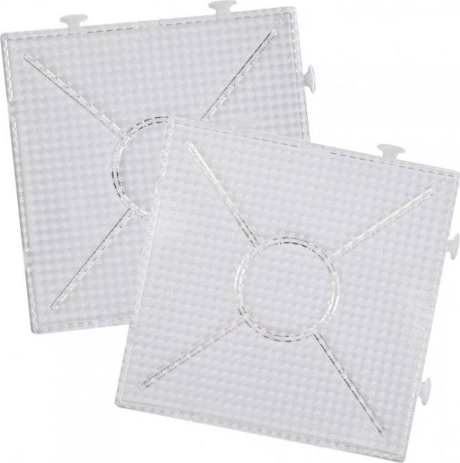 Square Connectable Pegboards for Nordic Ecolabel Beads