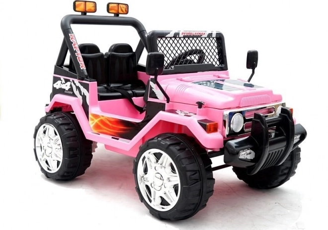 Pink Battery-Powered Car for Kids