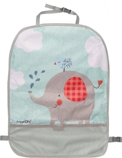 Car Seat Back Protector with Elephant Design