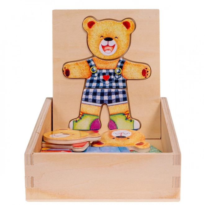 Wooden Puzzle Bear Boy