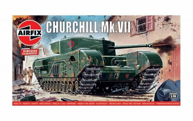 Plastic Model Tank Churchill MkVII