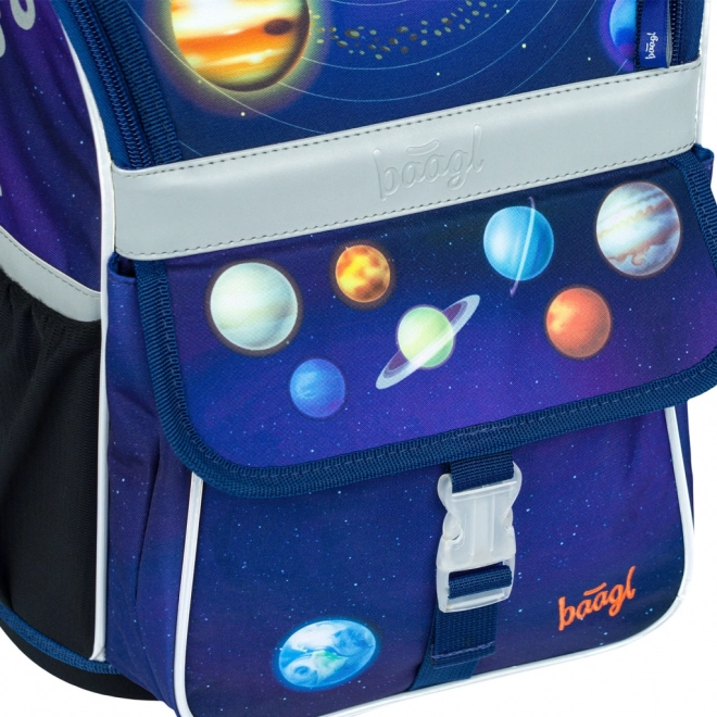 Baagl School Backpack Planets