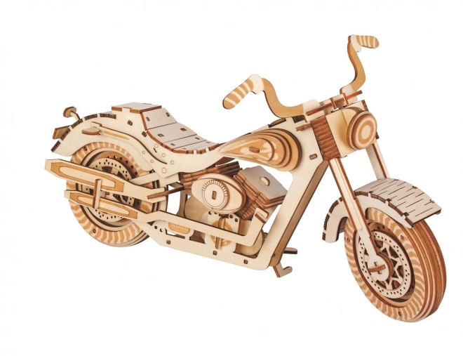 Woodcraft Wooden 3D Puzzle Motorcycle