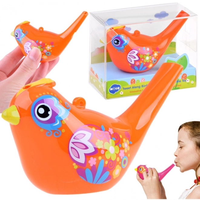 Colorful Whistling Water Bird – orange