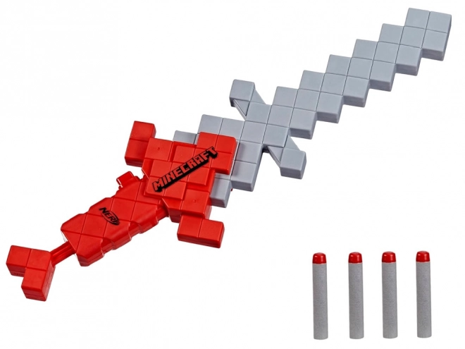 Nerf Minecraft Heartstealer Sword With 4 Darts