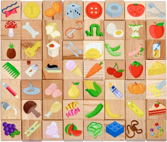 A rich set of 56 pieces with clear illustrations