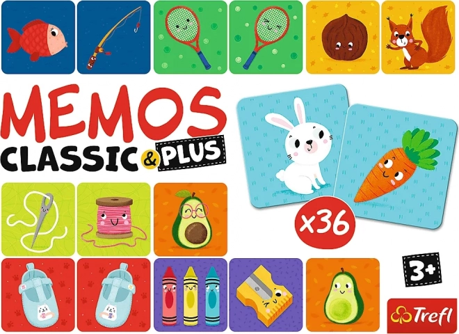 Trefl Memos Classic Plus - Logic Game