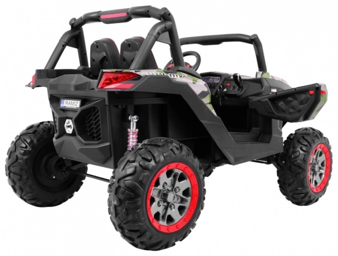 Dětský kočárek SuperStar Moro + pohon 4x4 + dálkové ovládání + zavazadlový prostor + MP3 LED + zámek dveří