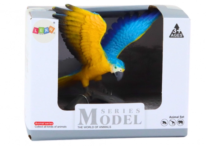 Blue and Yellow Macaw Figurine