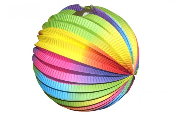 Rainbow Lantern Sphere 25 cm