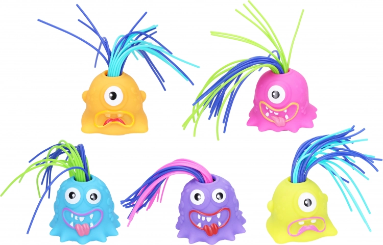 Mini Monster with Pull-Activated Sounds 7 cm