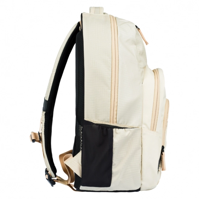 Baagl Coolmate Beige Set: Backpack, Pencil Case, and Bag